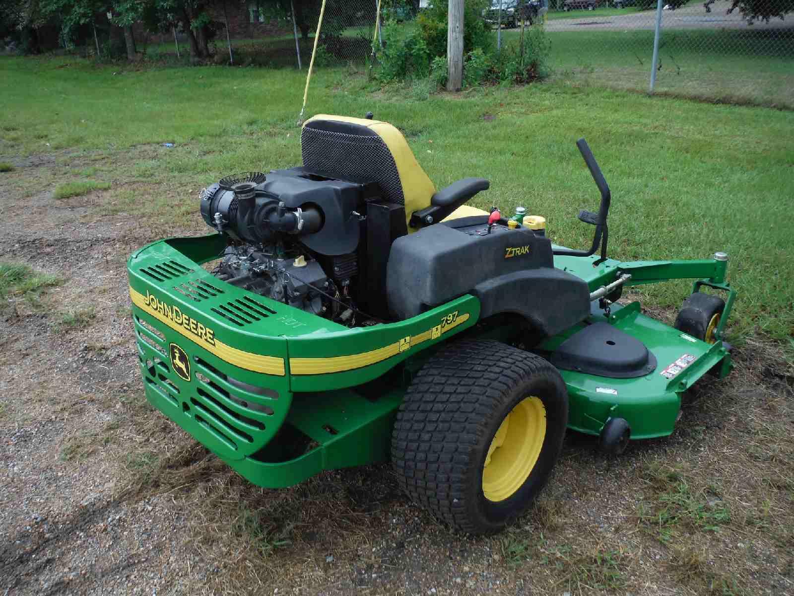 John Deere 797 Zero-turn Mower, s/n TC0797C020227: Kawasaki 31hp Fuel Injec