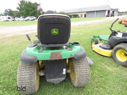 John Deere L130 Automatic Riding Mower, s/n GXL130A142175: Meter Shows 301