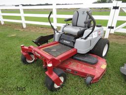 Exmark Zero-turn Mower, s/n 61696: 60" Deck, Meter Shows 172 hrs