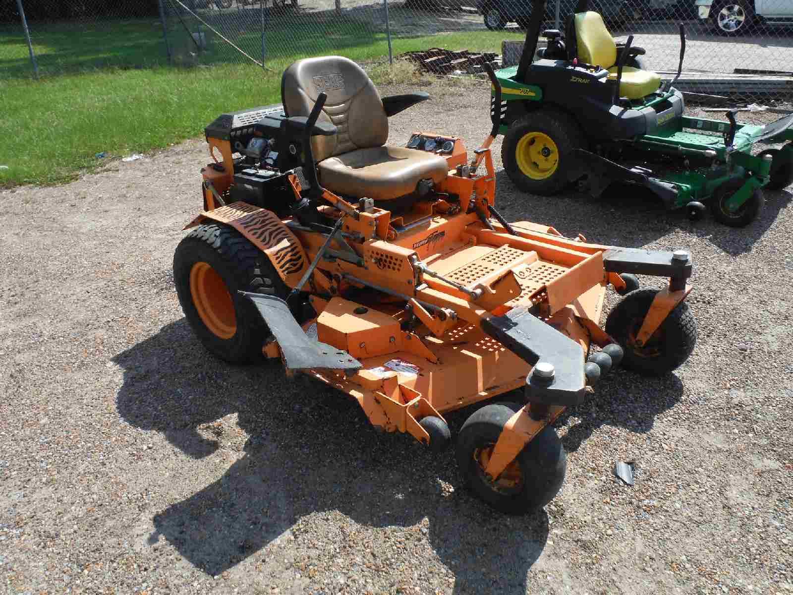 Scag Turf Tiger Zero-turn Mower, s/n 7731832: 61", Meter Shows 2161 hrs