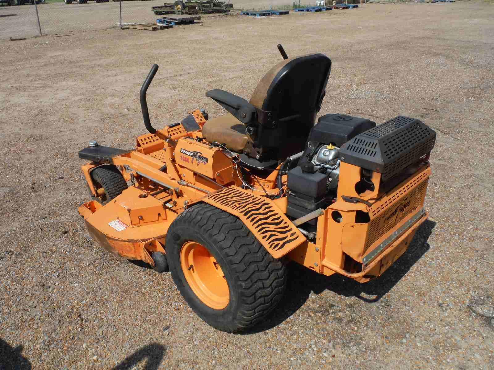 Scag Turf Tiger Zero-turn Mower, s/n 7731832: 61", Meter Shows 2161 hrs