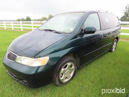 2000 Honda Mini Van, s/n 2HKRL1862YH626970: Odometer Shows 221K mi.