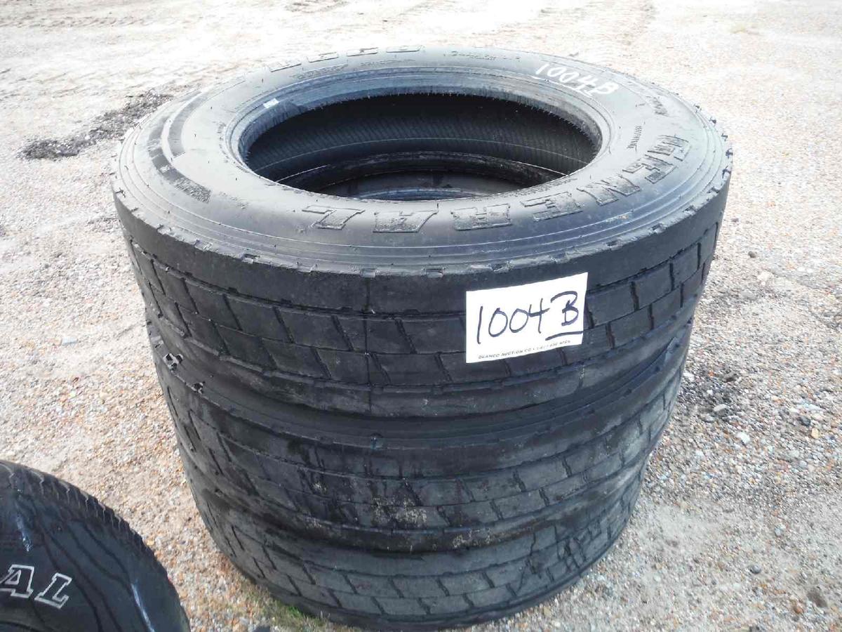 (3) General 285/75R24.5 Truck Tires