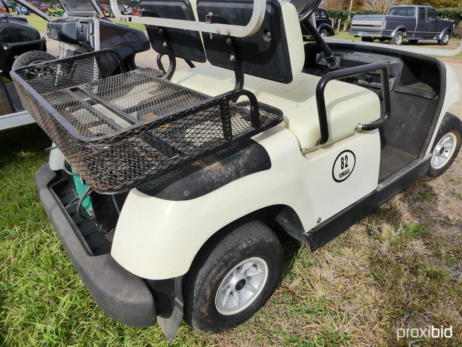 Yamaha Electric Golf Cart, s/n JN8F423610 (No Title): 36-volt, w/ Charger