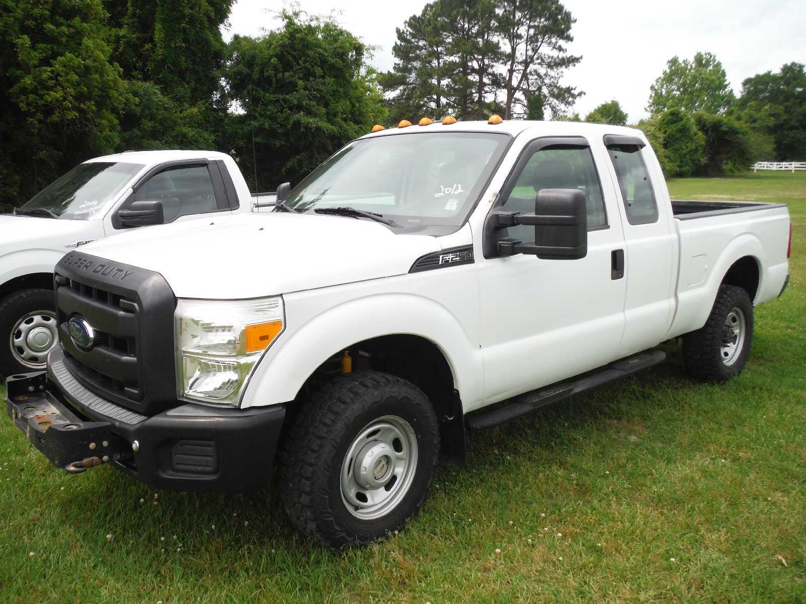 2012 Ford F250 4WD Pickup, s/n 1FT7X2B67CEC98934: Ext. Cab, Auto, Odometer