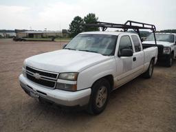 2006 Chevy Silverado 1500 Pickup, s/n 1GCEC19Z06Z199169: Ext. Cab, Auto, Od