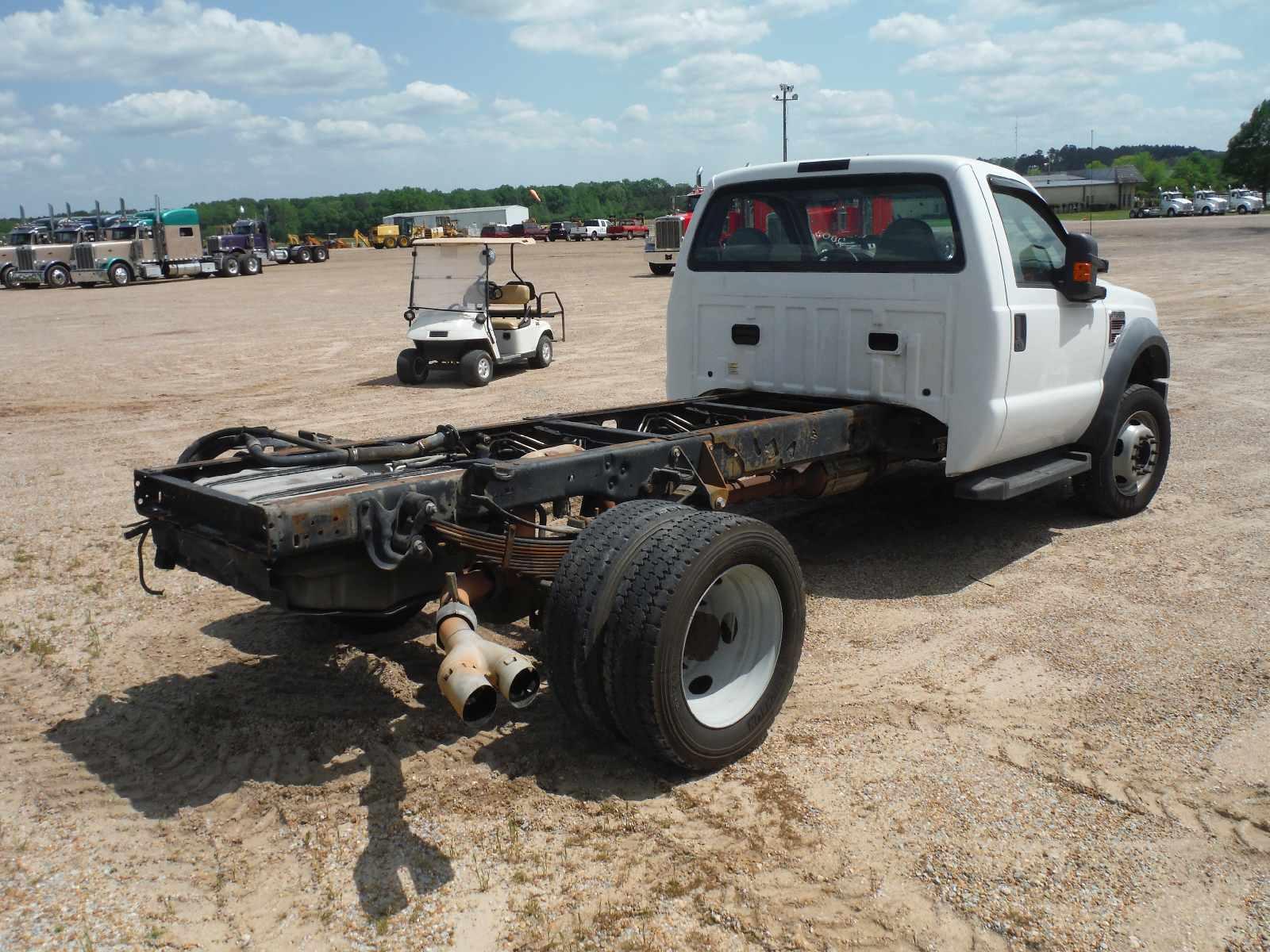 2008 Ford F550 4WD Cab & Chassis, s/n 1FDAF57R58EE53853: Diesel, Auto, Odom