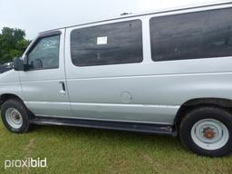 2007 Ford E350 Van, s/n 1FBSS31L67DA93837: 14-passenger, Auto, Odometer Sho