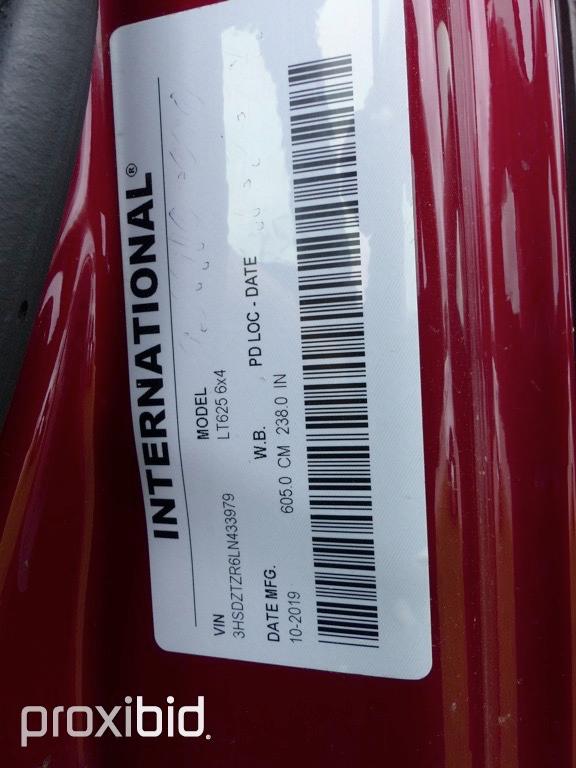 2020 International LT625 Truck Tractor, s/n 3HSDZTZR6LN433979 (Title Delay)