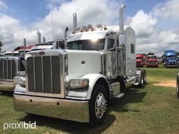 2018 Peterbilt 389 Truck Tractor, s/n 1XPXD49X0JD433594: T/A, Sleeper, Cumm