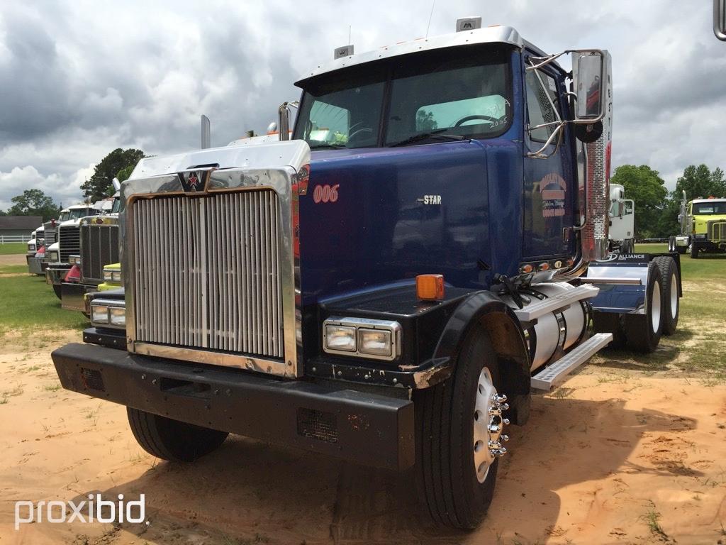 2005 Western Star Truck Tractor, s/n 5KJJAECV95PU63018: T/A, Day Cab, Merce