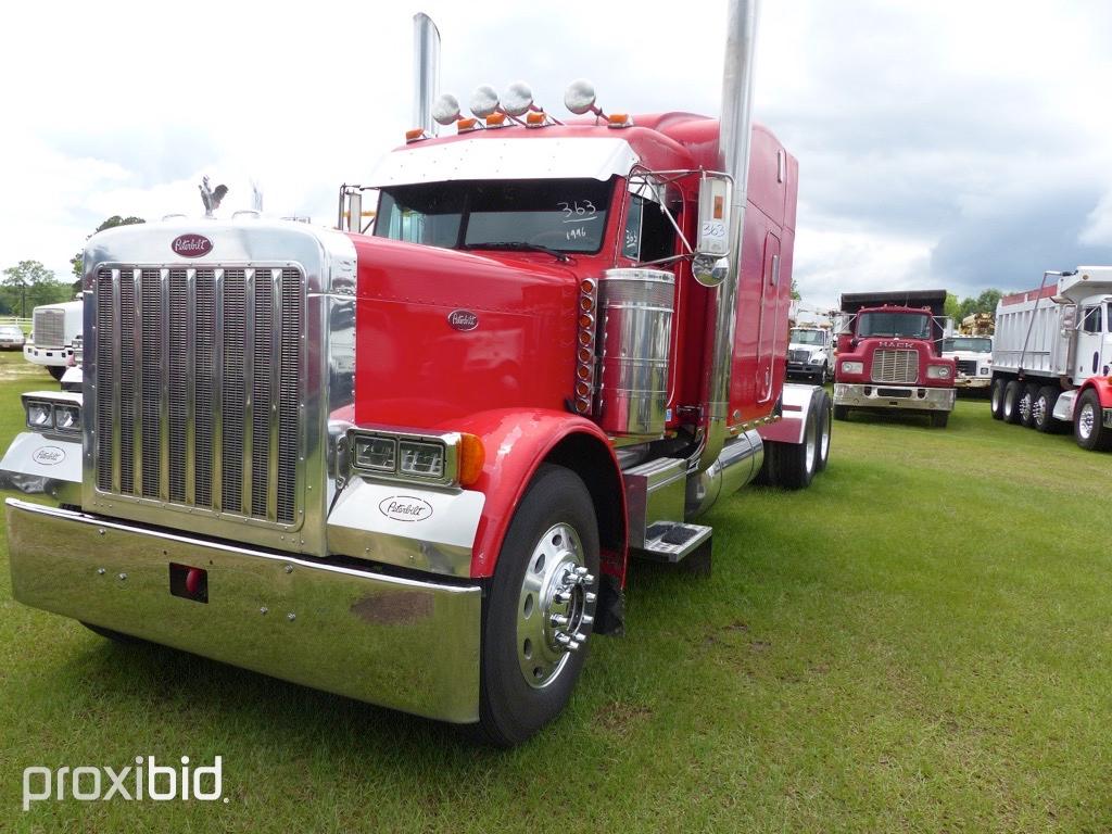 1996 Peterbilt 379 Truck Tractor, s/n 1XP5DB9X2TD416715: Ext. Hood, T/A, Sl