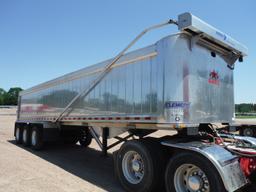 2013 Clement Dump Trailer, s/n 5C2BD34C6DM008493: 3-axle, Aluminum