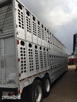1992 Wilson 53' Cattle Trailer, s/n 1W1UCR2F3ND514543: Model FSDCL-302, All