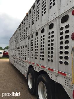 1992 Wilson 53' Cattle Trailer, s/n 1W1UCR2F3ND514543: Model FSDCL-302, All