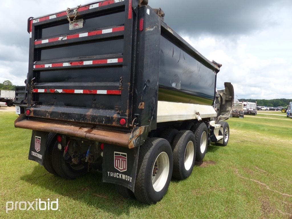 2019 Kenworth T800 Tri-axle Dump Truck, s/n 1NKDL40XXKJ217211 (Salvage Titl