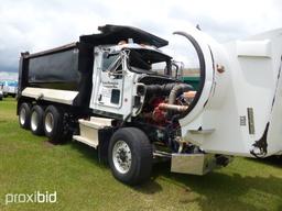 2019 Kenworth T800 Tri-axle Dump Truck, s/n 1NKDL40XXKJ217211 (Salvage Titl