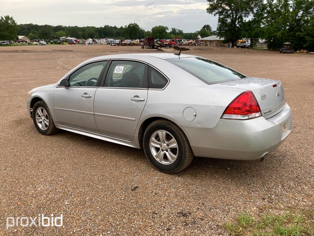 2013 Chevy Impala, s/n 2G1WF5E30D1221271: Odometer Shows 212K mi.