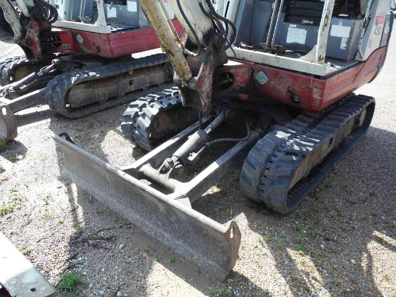 Takeuchi TB235 Mini Excavator, s/n 123500808: Canopy, Blade, Meter Shows 41