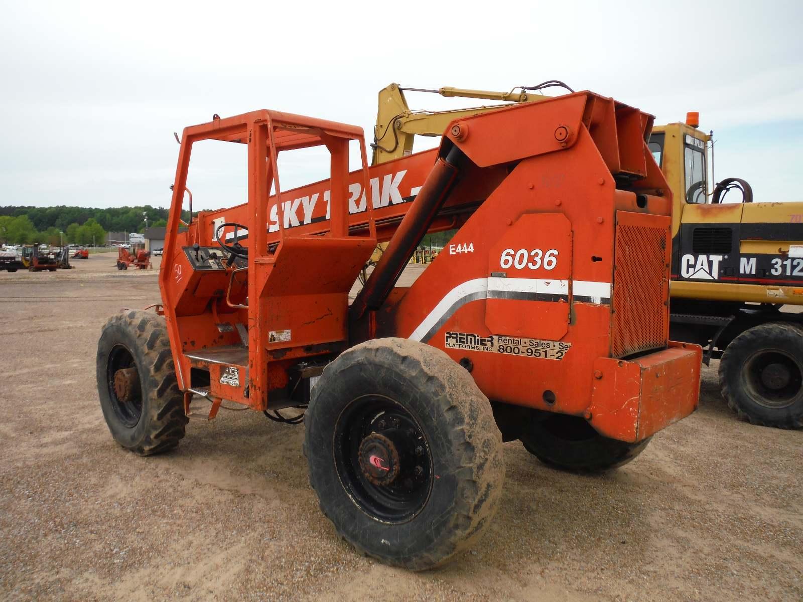 Skytrak 6036 Telescopic Forklift, s/n 18514: 6000 lb. Cap., Meter Shows 820