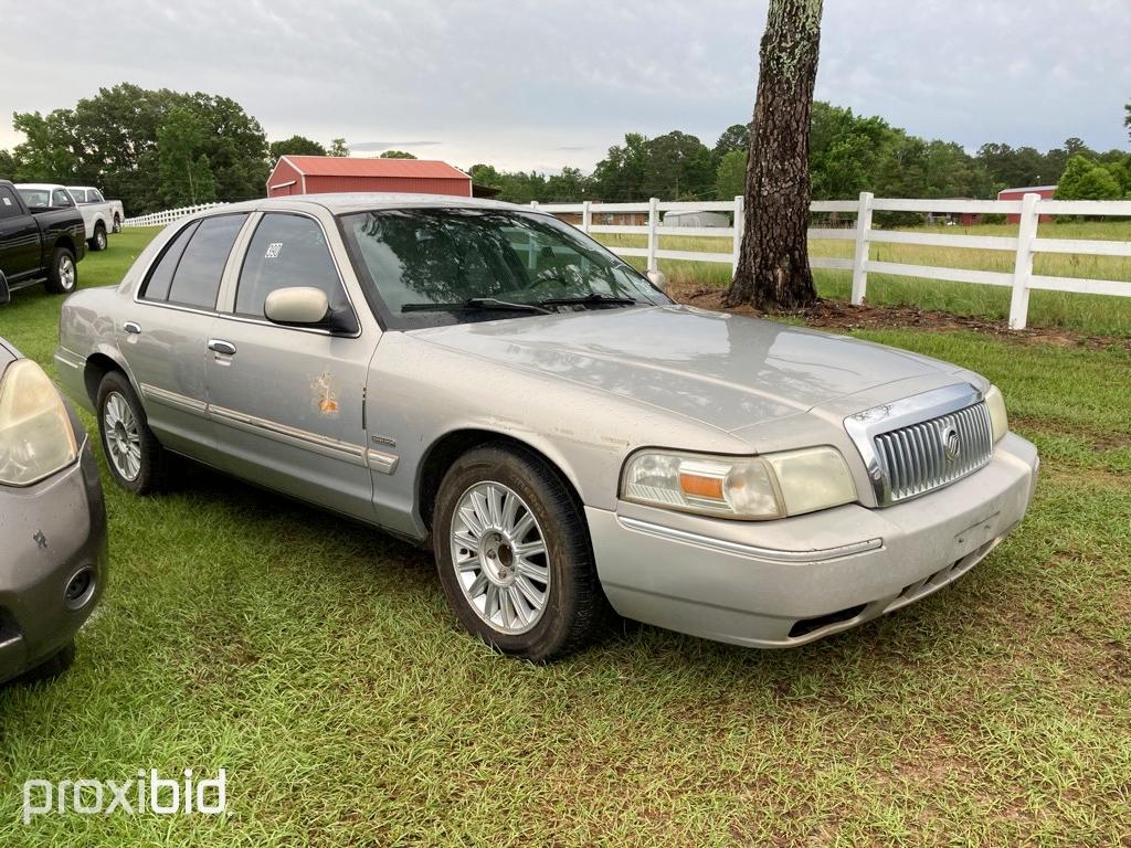 2010 Mercury Marquis, s/n 2MEBM7FVXAX616248: Unknown Mileage