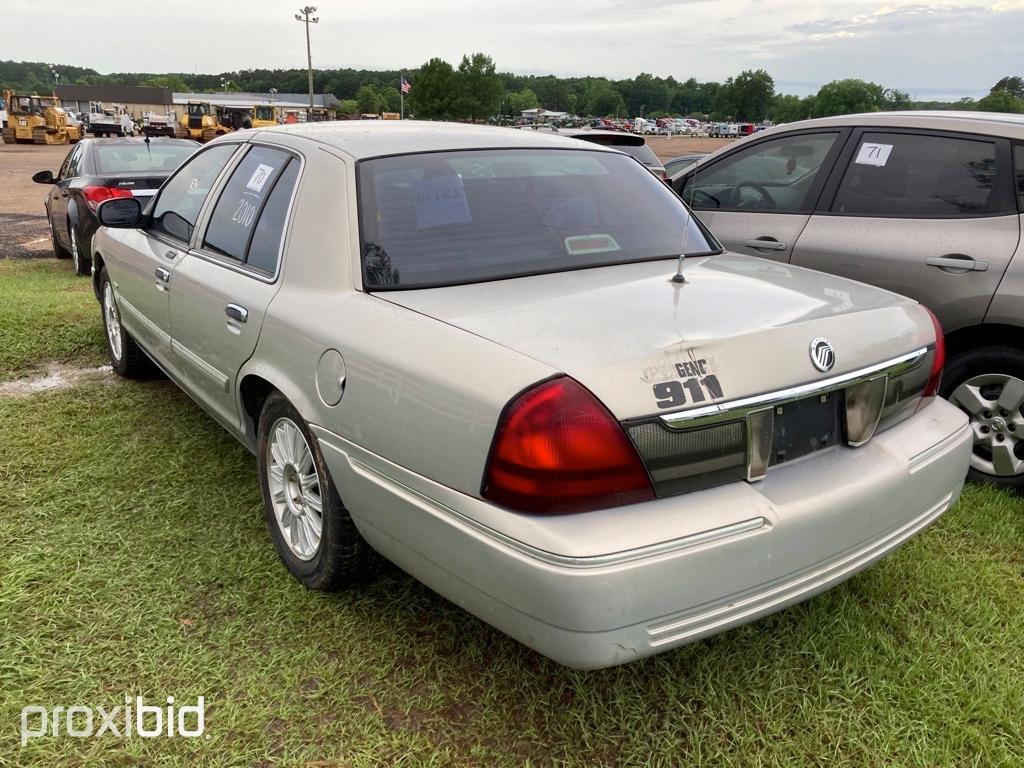 2010 Mercury Marquis, s/n 2MEBM7FVXAX616248: Unknown Mileage