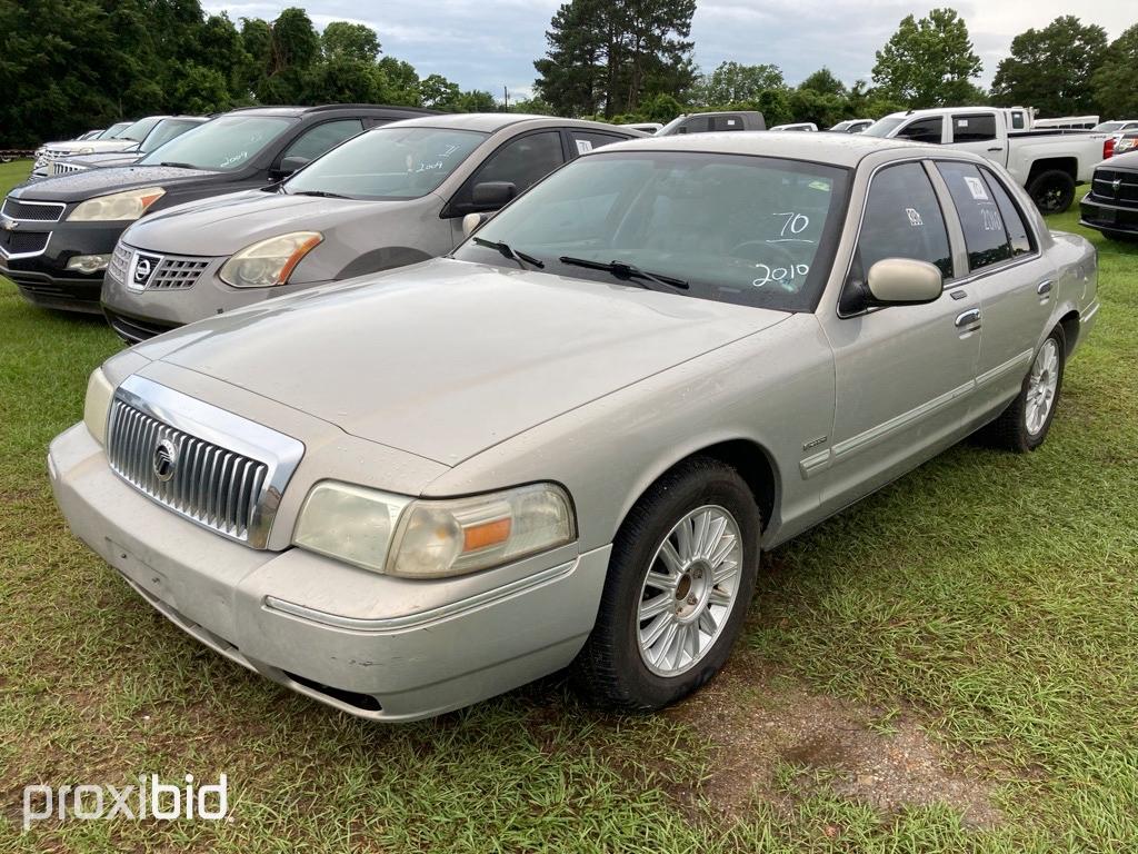 2010 Mercury Marquis, s/n 2MEBM7FVXAX616248: Unknown Mileage