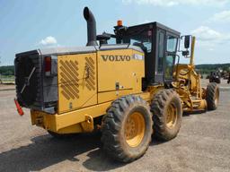 2005 Volvo G710B Motor Grader, s/n 38044: Encl. Cab, Side Shift, Tip Contro