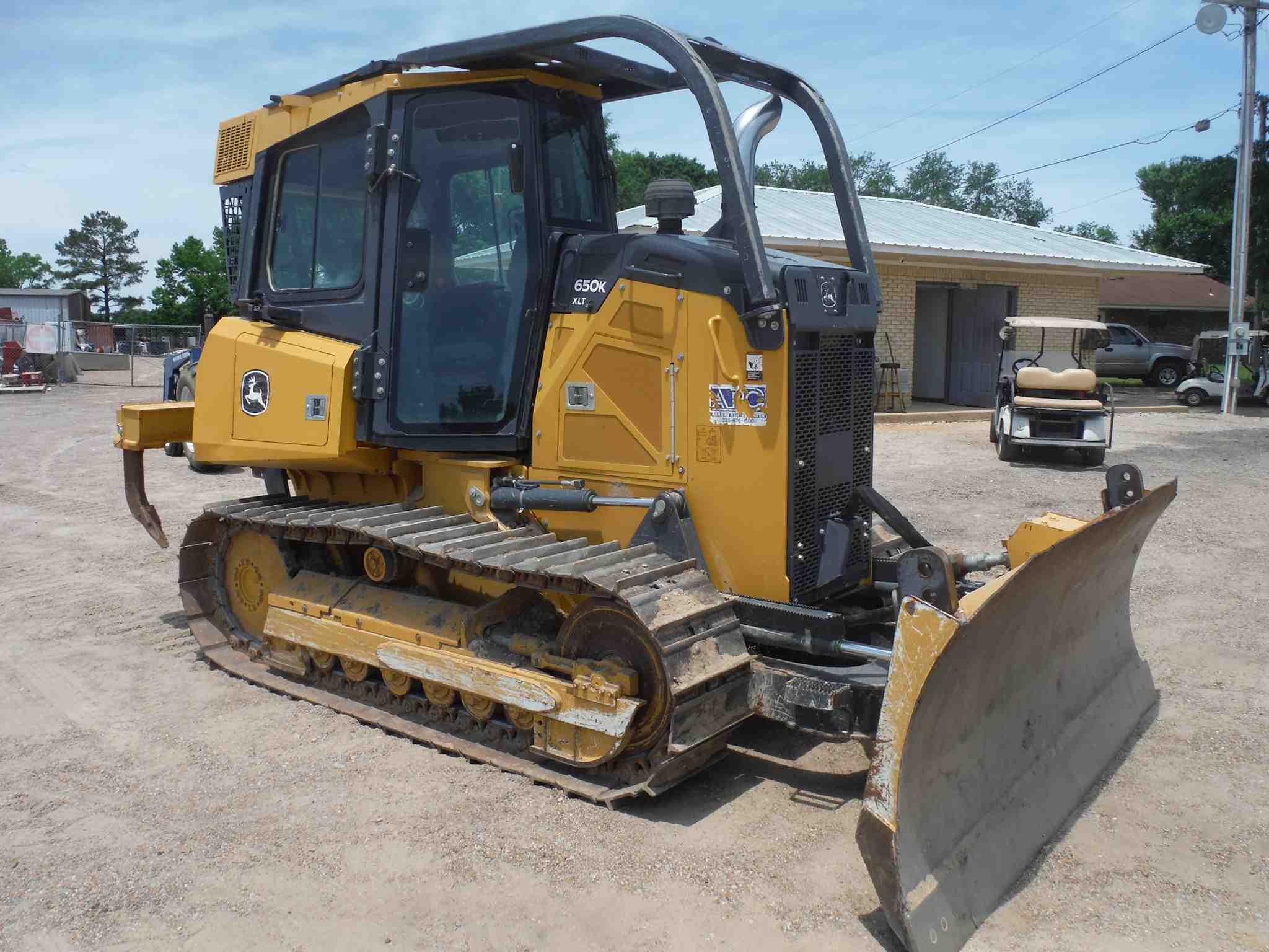 2017 John Deere 650K XLT Dozer, s/n 1T0650KKHGF306088: C/A, 6-way Blade, Re