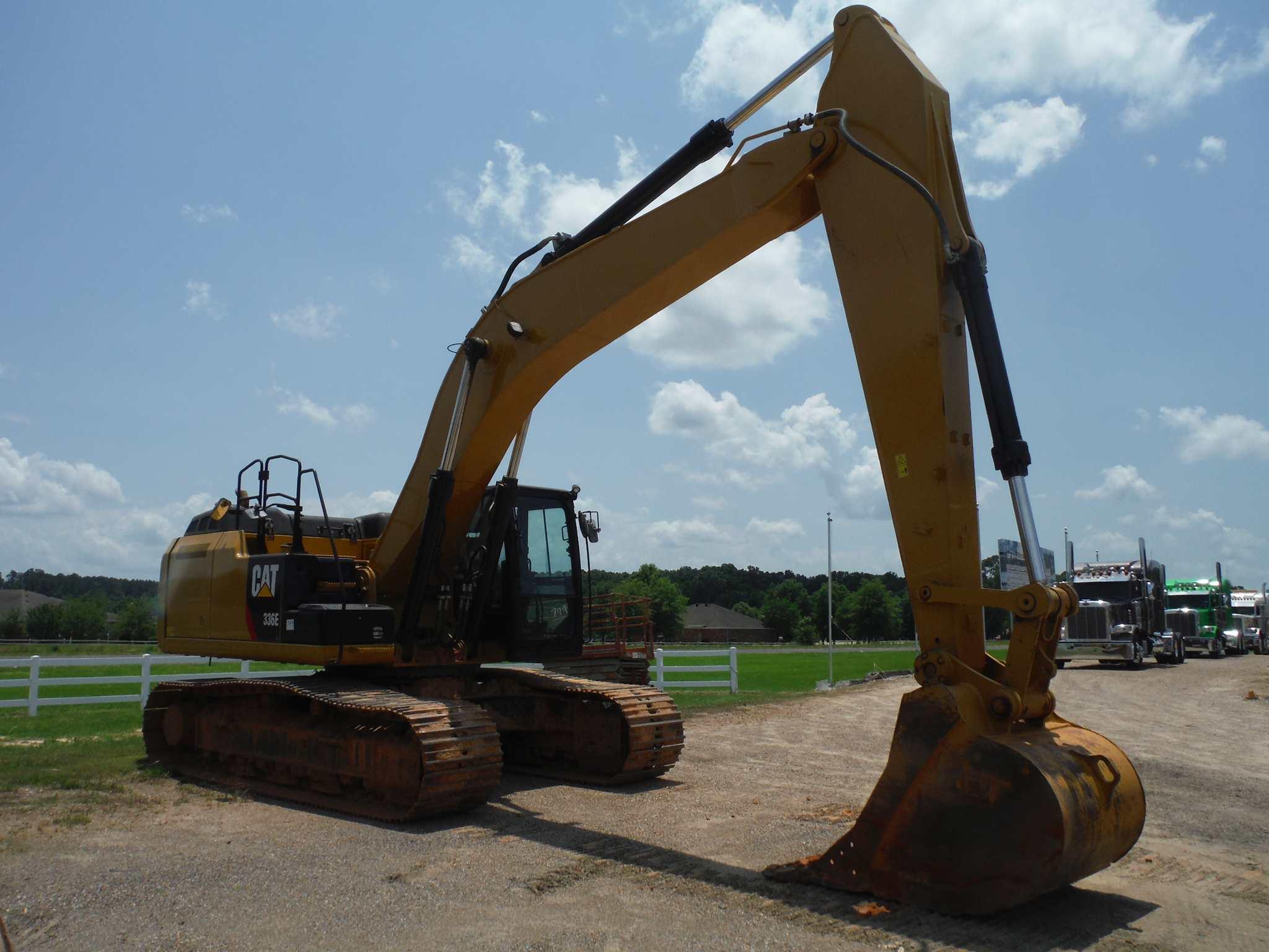 2014 Cat 336EL Excavator, s/n FJH00957: C/A, Meter Shows 7323 hrs