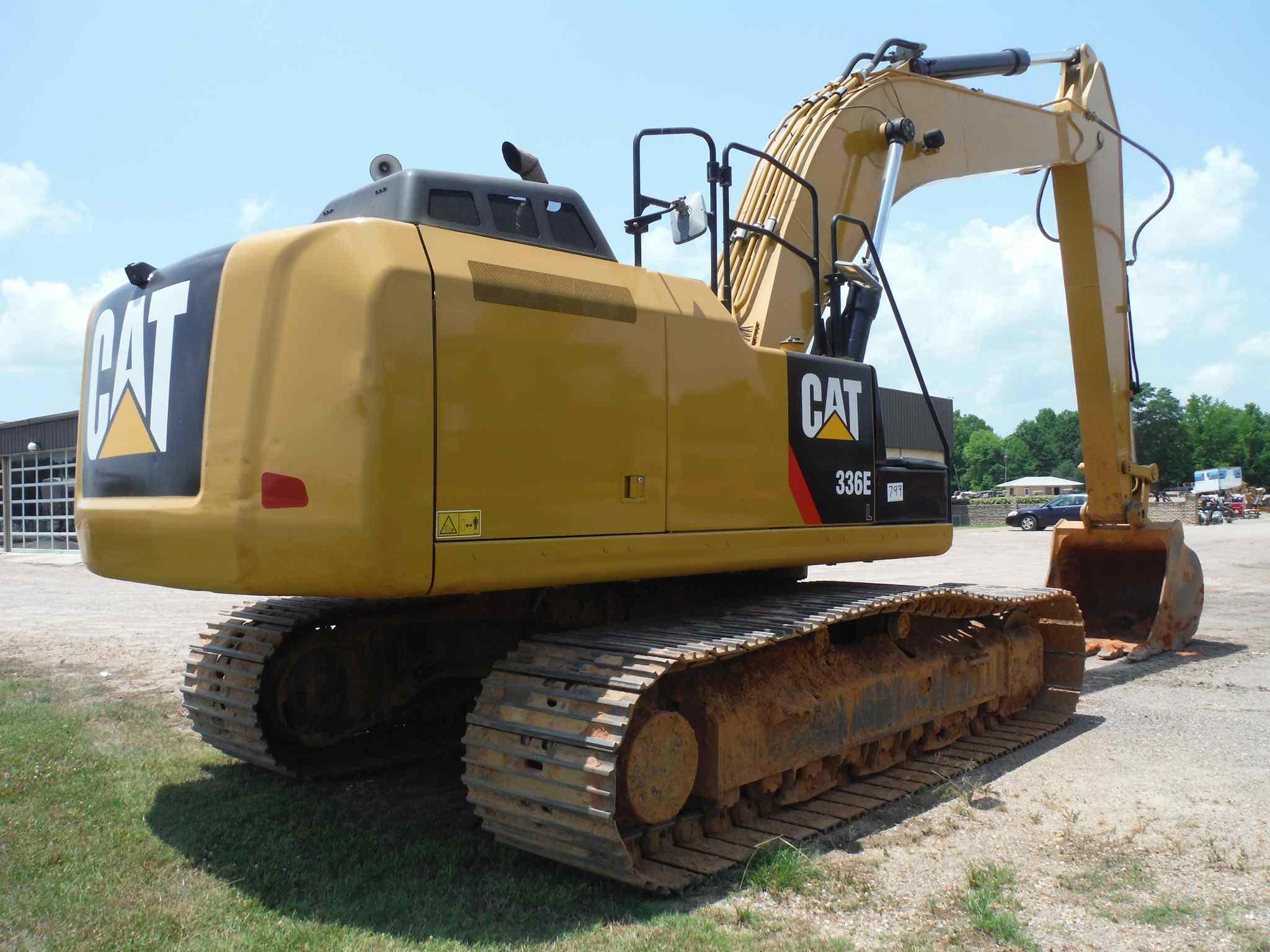 2014 Cat 336EL Excavator, s/n FJH00957: C/A, Meter Shows 7323 hrs