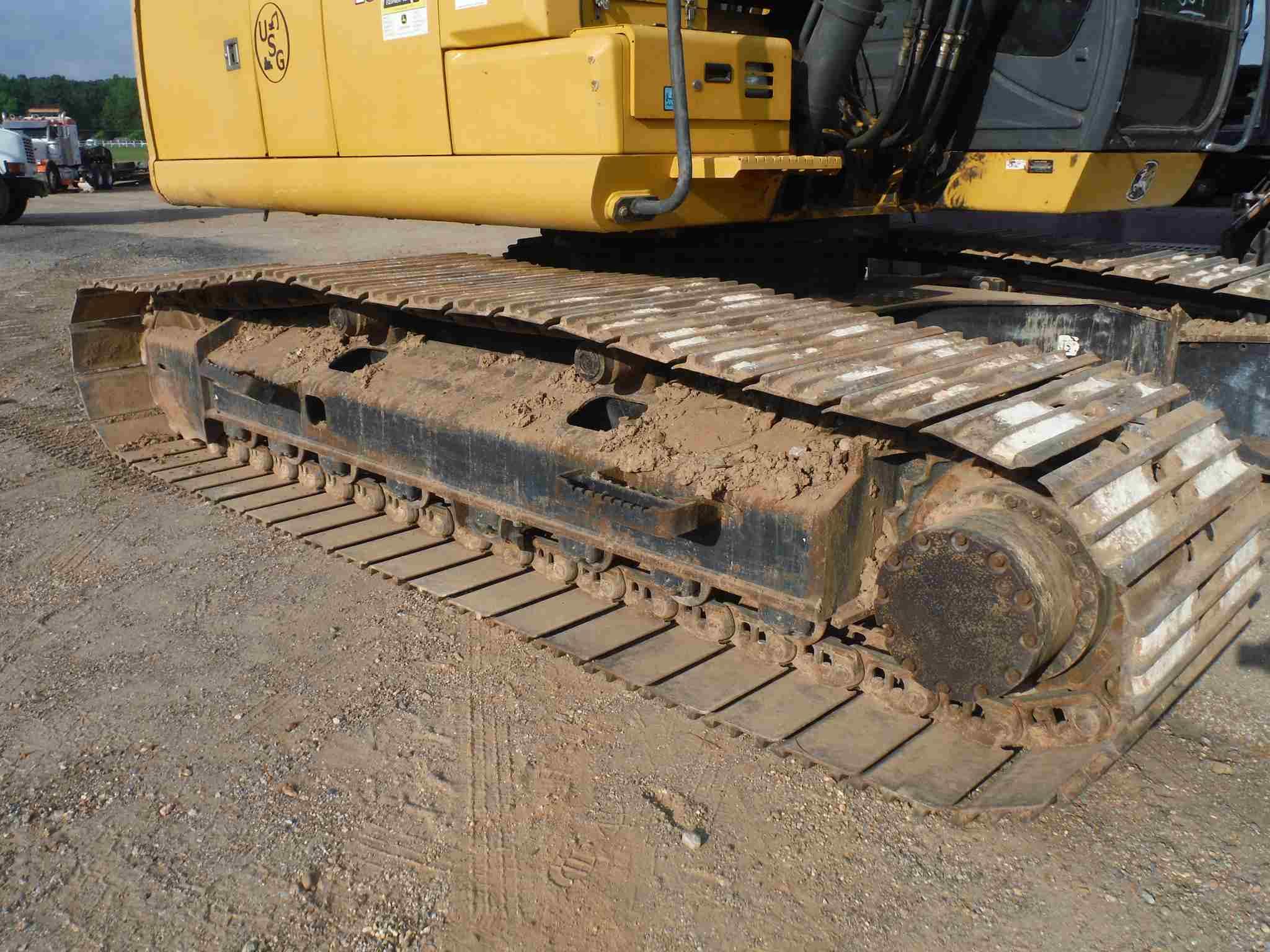 2019 John Deere 210G Excavator, s/n 525021: C/A, Manual Thumb, Meter Shows