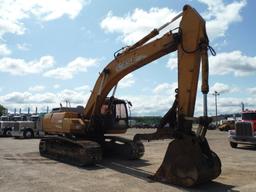 2005 Case CX330 Excavator, s/n DAC331351: Bkt., Manual Thumb, Meter Shows 8