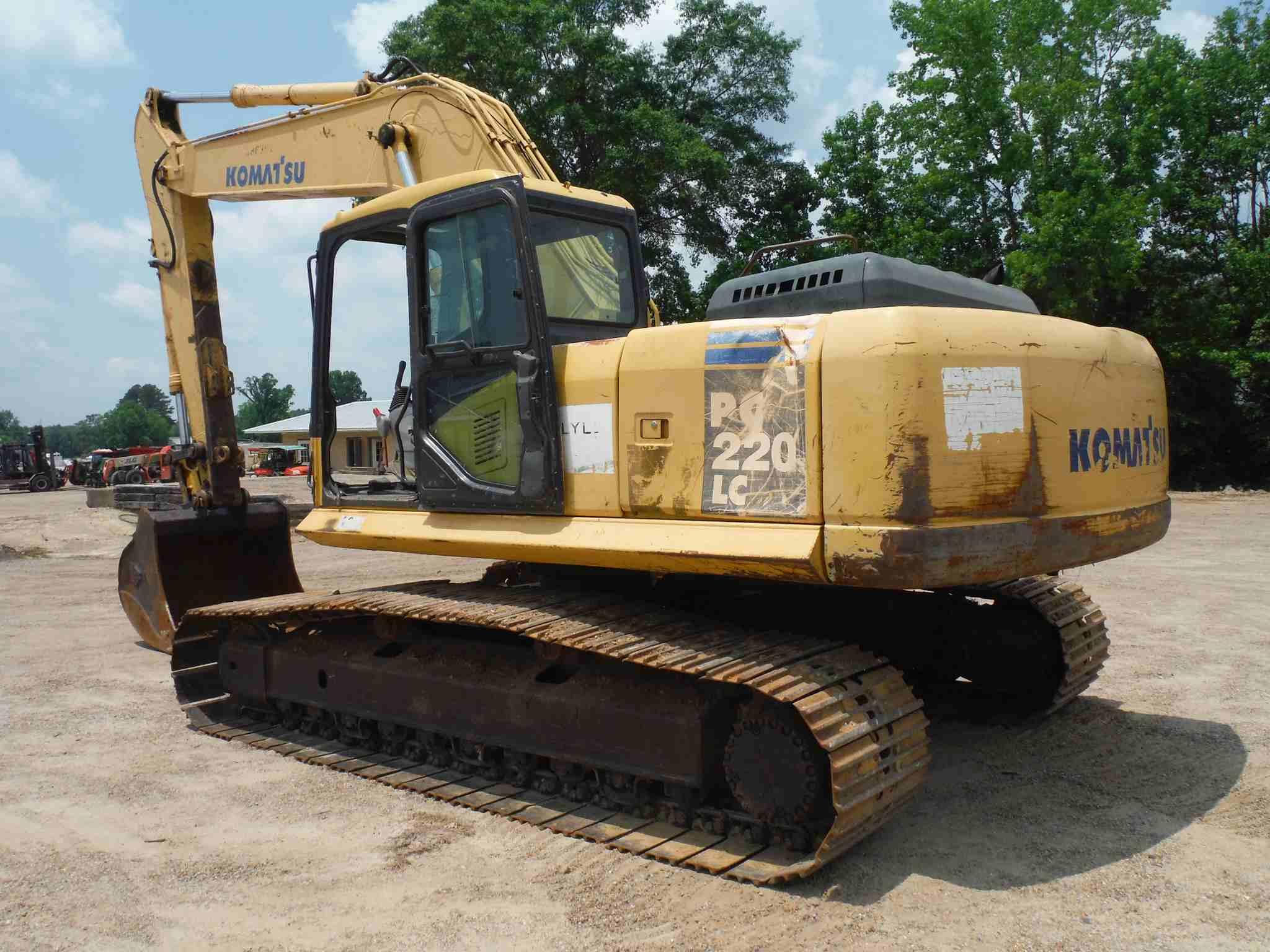 2004 Komatsu PC220-7 Excavator, s/n A86391: Meter Shows 8237 hrs