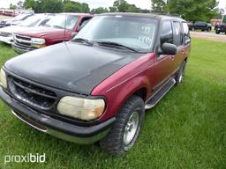 1995 Ford Explorer 4WD SUV, s/n 1FMDU34X3SZB09125: 4.0 V6 Eng., Auto, Odome