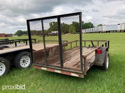 Shopbuilt 6x12 Trailer (No Title - Bill of Sale Only): S/A, Bumper-pull, La