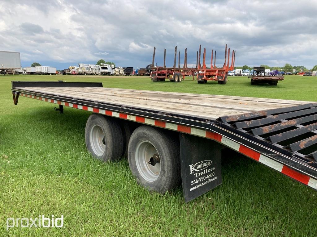 2019 Kaufman 25' Tag Trailer, s/n 5VGFH2525KL003827: Pintle Hitch, Hi-Tensi