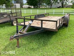 Shopbuilt 16' Trailer (No Title - Bill of Sale Only): T/A, Bumper-pull