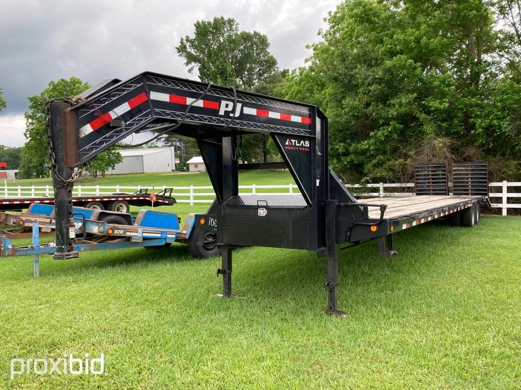 2020 PJ Heavy-duty 40' Gooseneck Trailer, s/n 4P5LD4026L1326027: T/A, Dovet