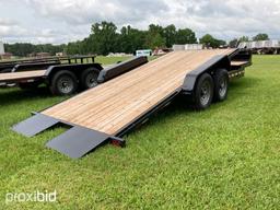 New 2022 Splash Sales 22' Tilt Trailer, s/n 4S91T2729NG627010 (Has MSO): Tw