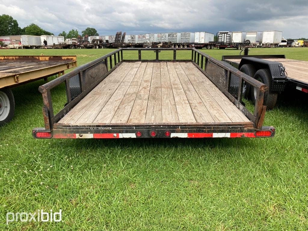 2019 TopHat 18' Trailer, s/n 4R7BU1826KT186611: T/A, Bumper-pull