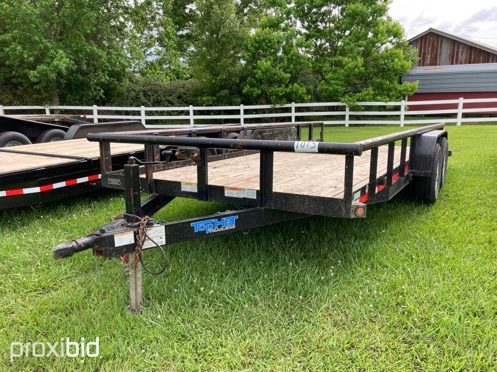 2019 TopHat 18' Trailer, s/n 4R7BU1826KT186611: T/A, Bumper-pull