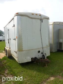 2005 Haulmark Enclosed Trailer, s/n 16HPB14215G066993: Model KD7X14WT2, Rea