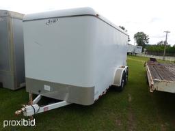 Morales Enclosed Trailer, s/n 140CB1626B1003895: t/a, Bumper-pull, Rear & S