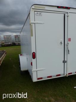 Morales Enclosed Trailer, s/n 140CB1626B1003895: t/a, Bumper-pull, Rear & S