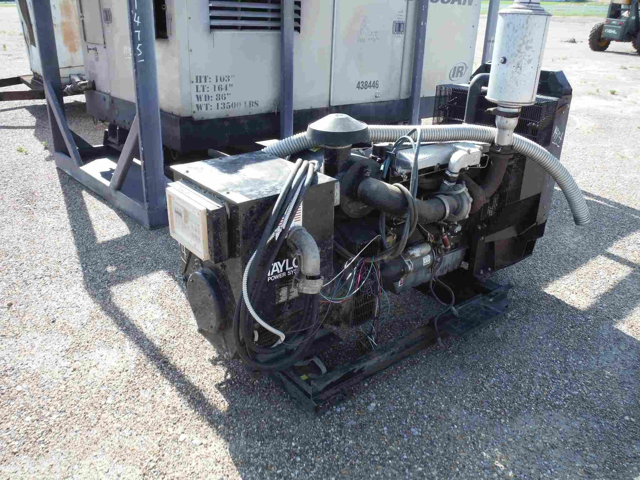 Taylor 108KW Generator, s/n 17238: Model P108CD1, Single Phase, Perkins 6-c