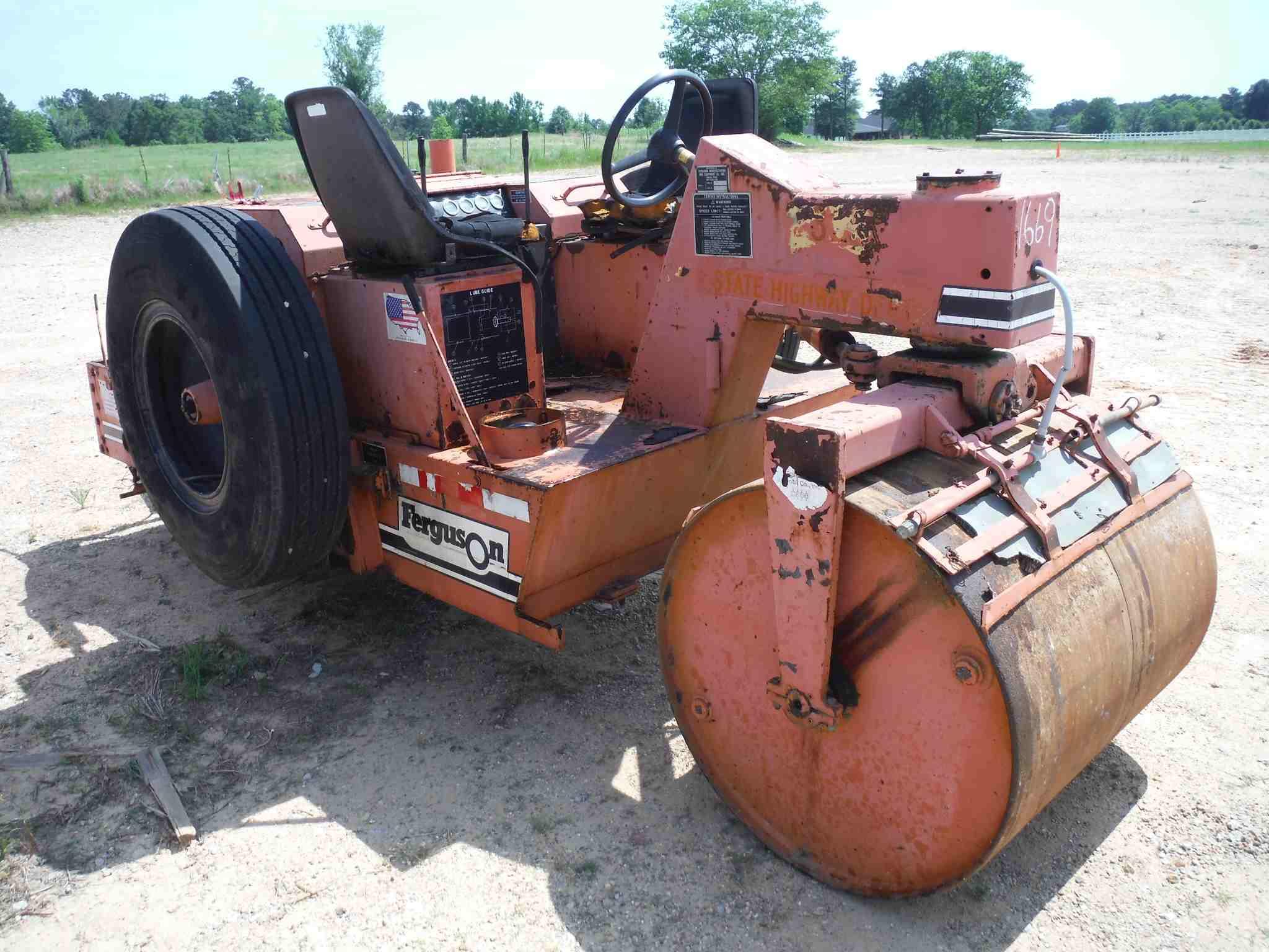 Ferguson 46A Tandem Drum Roller, s/n 3477 (Salvage): (Owned by MDOT)