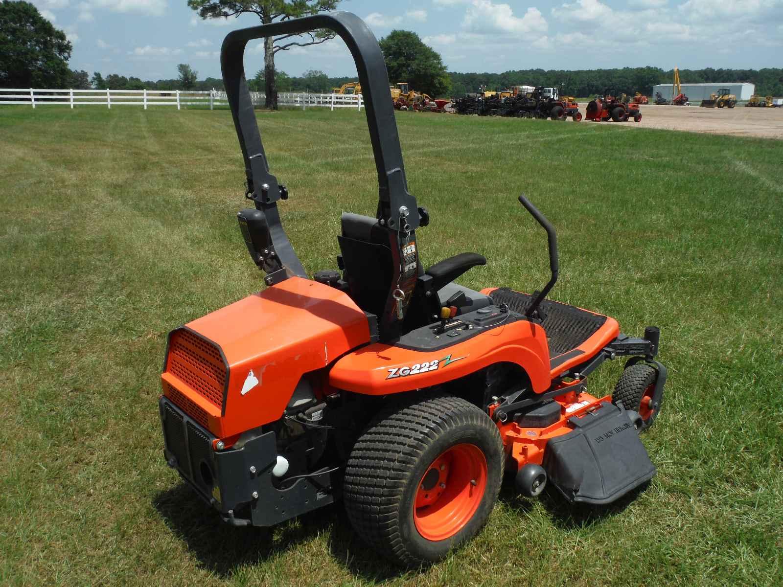 Kubota ZG222A Zero-turn Mower, s/n 57403: 48" Cut, Meter Shows 190 hrs