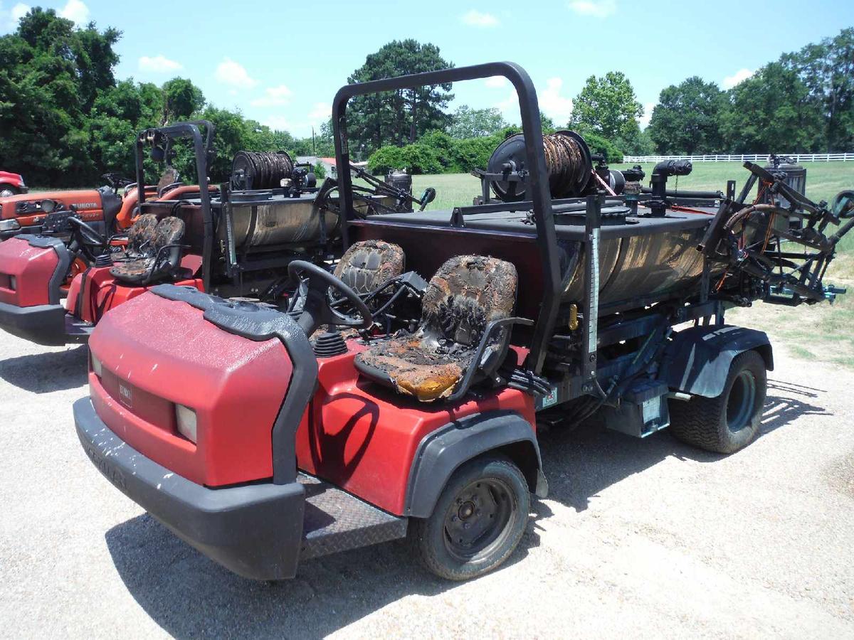 Toro Utility Cart, s/n 401267869 w/ Chem Turf VST200 Sprayer Unit (Fire Dam