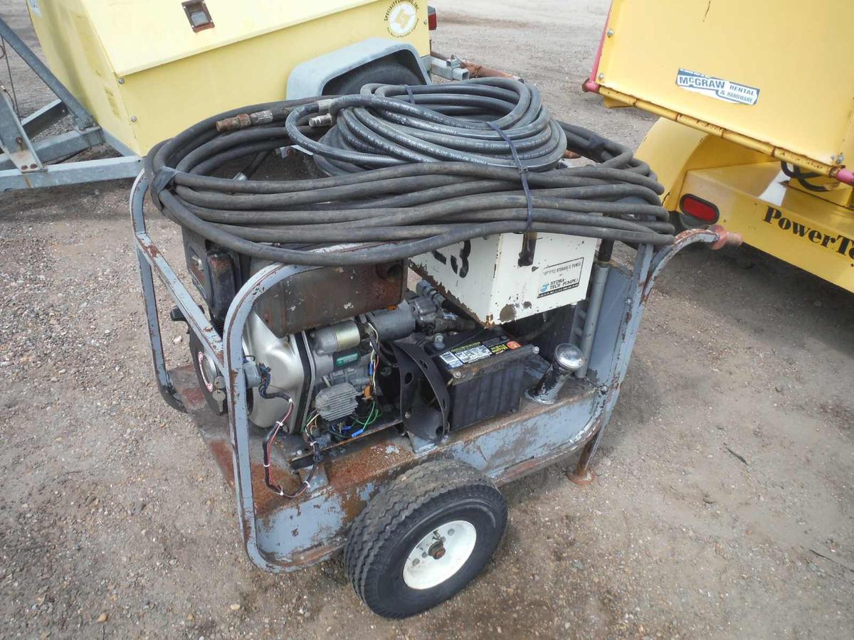 Hydratech Portable Hydraulic Power Unit w/ Extra Hoses